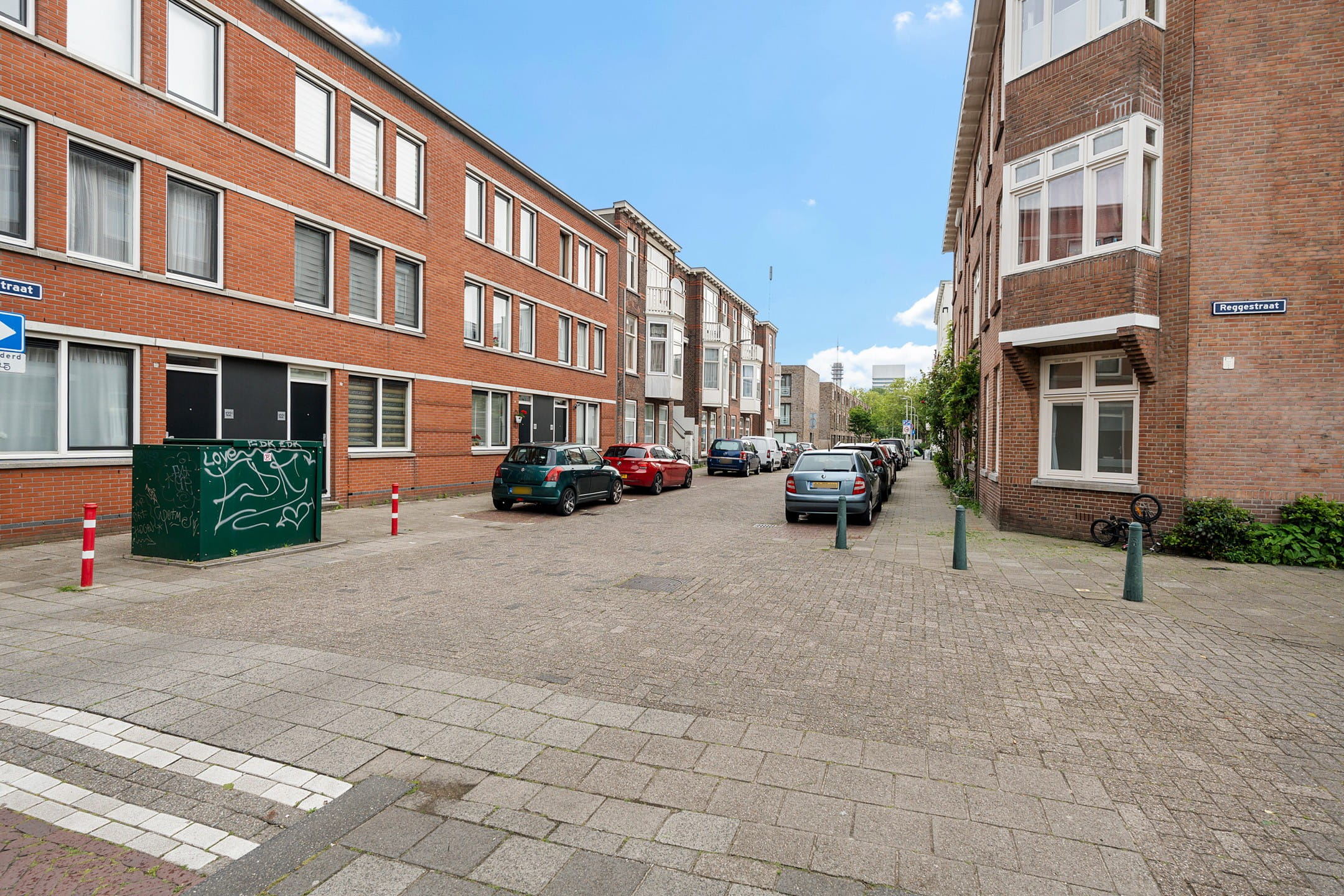 Een wijk van compacte appartementen voor kleine huishoudens